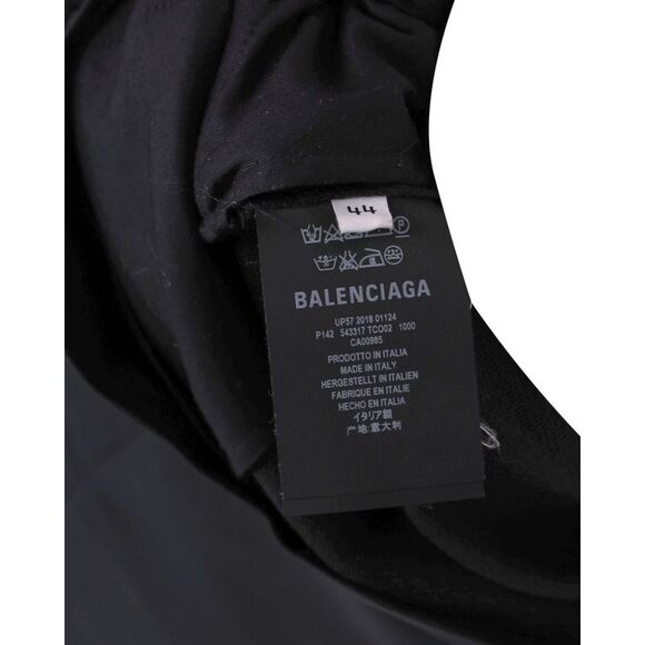 Balenciaga Straight Leg Trousers in Black Polyester - Picture 6 of 7